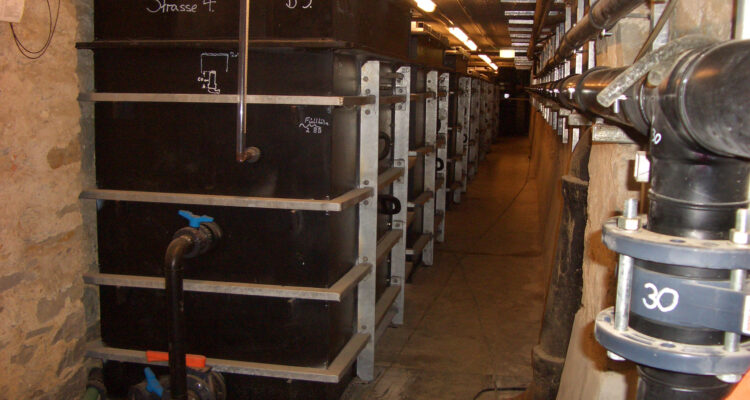 Anlage zur Thermalwasseraufbereitung in Bad Nauheim