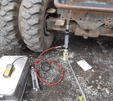 Statischer Lastplattendruckversuch